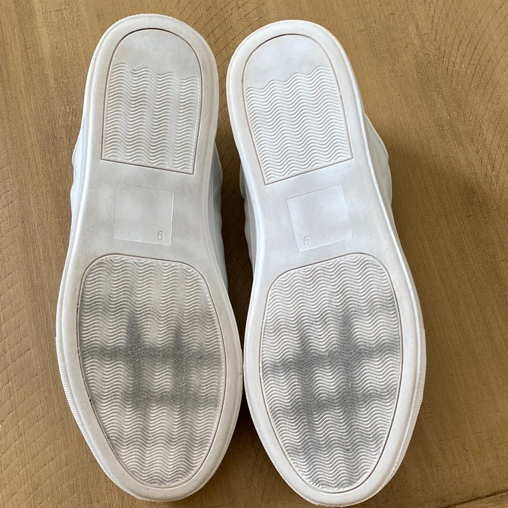 Pink Lily White platform Sneakers size 9
